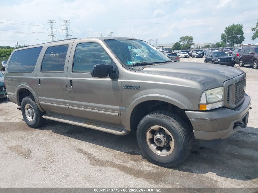 2004 Ford Excursion Limited VIN: 1FMNU43S44EB13761 Lot: 39713779