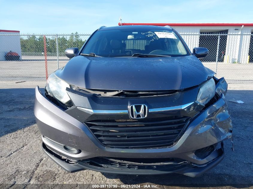 2017 Honda Hr-V Exl VIN: 3CZRU5H76HM725535 Lot: 39713795