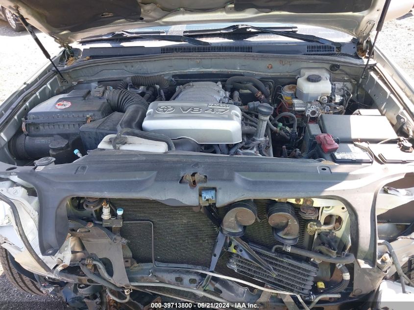 2004 Toyota 4Runner Sr5 Sport V8 VIN: JTEBT14R940044563 Lot: 39713800