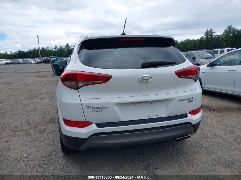 2016 Hyundai Tucson Sport VIN: KM8J3CA24GU197783 Lot: 39713830