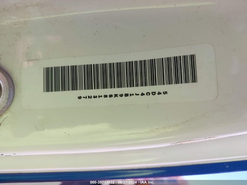 2019 Isuzu Npr Hd VIN: 54DC4J1B9KS813279 Lot: 39713832