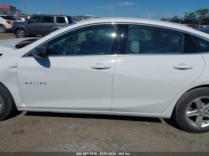 2022 Chevrolet Malibu Fwd Ls VIN: 1G1ZB5ST0NF190370 Lot: 39713838