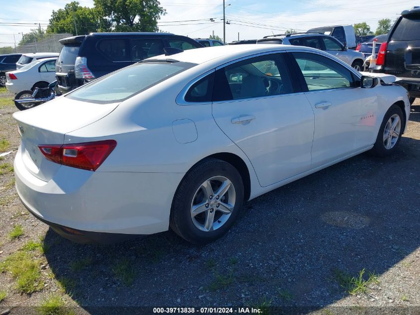 VIN 1G1ZB5ST0NF190370 2022 CHEVROLET MALIBU FWD LS
