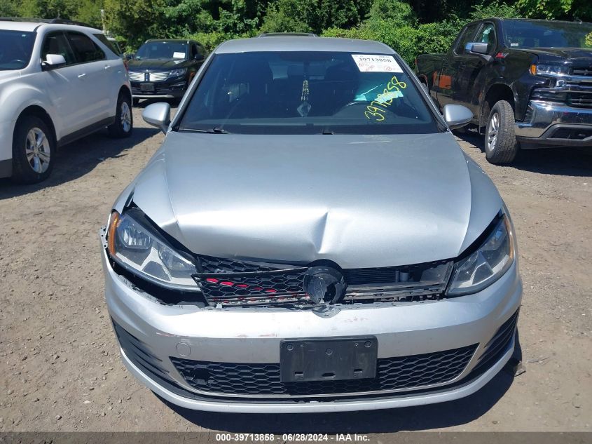 2017 Volkswagen Golf Gti Autobahn 4-Door/S 4-Door/Se 4-Door/Sport 4-Door VIN: 3VW4T7AU6HM019628 Lot: 39713858