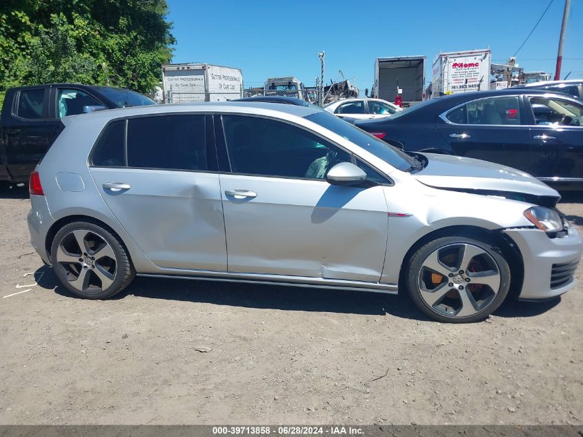 2017 Volkswagen Golf Gti Autobahn 4-Door/S 4-Door/Se 4-Door/Sport 4-Door VIN: 3VW4T7AU6HM019628 Lot: 39713858