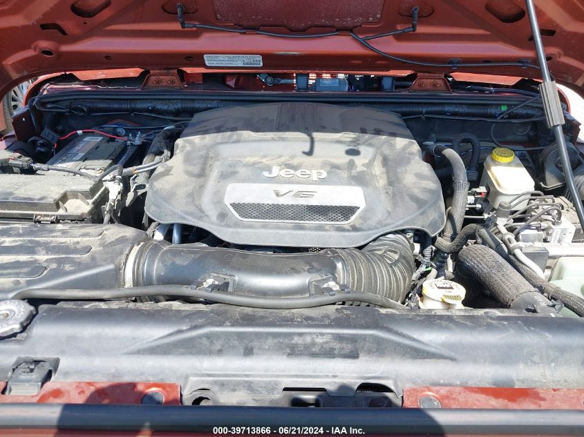 2014 Jeep Wrangler Sport VIN: 1C4AJWAG8EL299405 Lot: 39713866