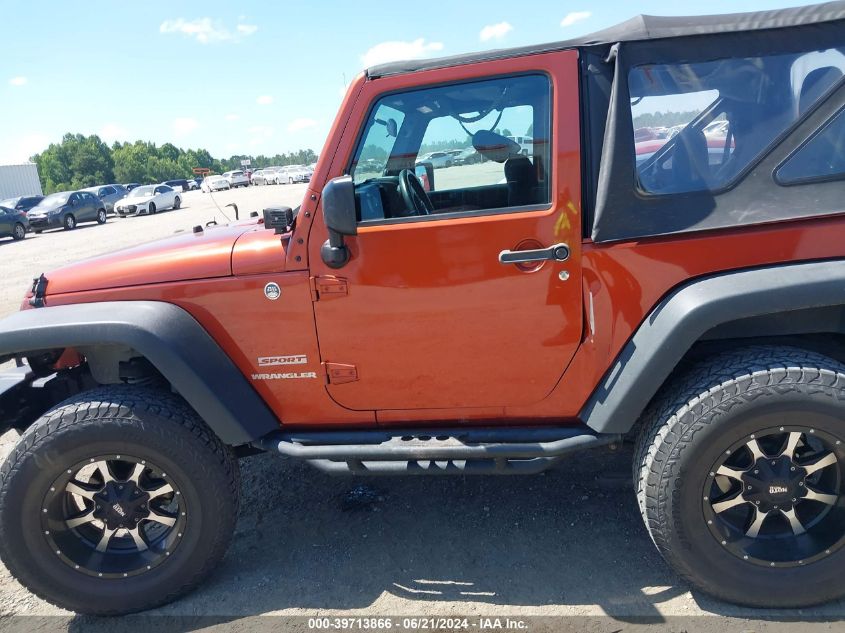 2014 Jeep Wrangler Sport VIN: 1C4AJWAG8EL299405 Lot: 39713866