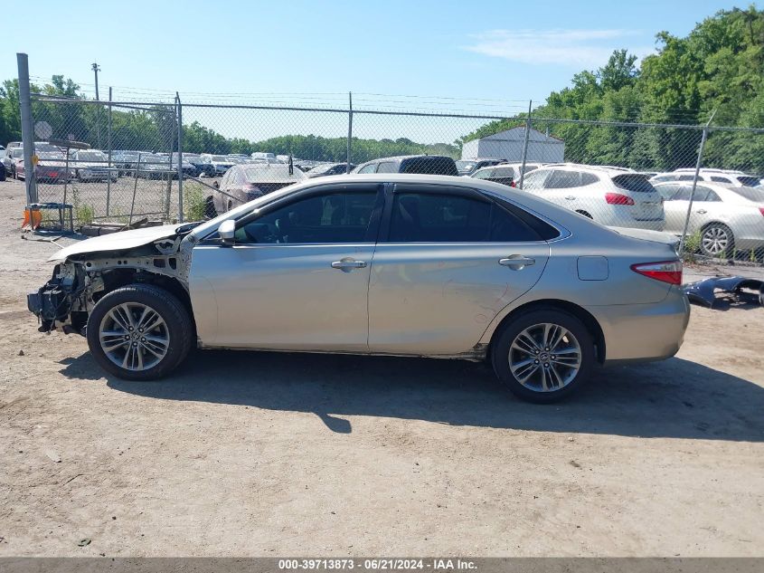 2016 Toyota Camry Se VIN: 4T1BF1FK4GU584925 Lot: 39713873