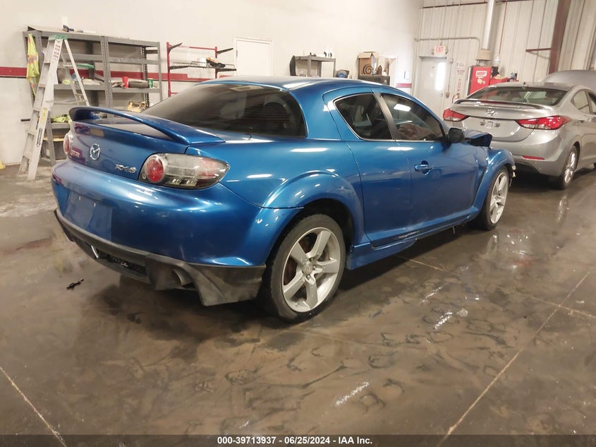 2004 Mazda Rx-8 6 Speed Manual VIN: JM1FE173240125928 Lot: 39713937