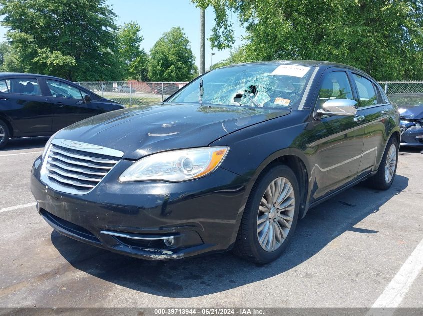 2012 Chrysler 200 Limited VIN: 1C3CCBCG8CN124117 Lot: 39713944