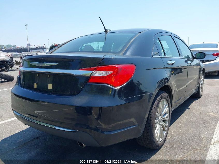 2012 Chrysler 200 Limited VIN: 1C3CCBCG8CN124117 Lot: 39713944