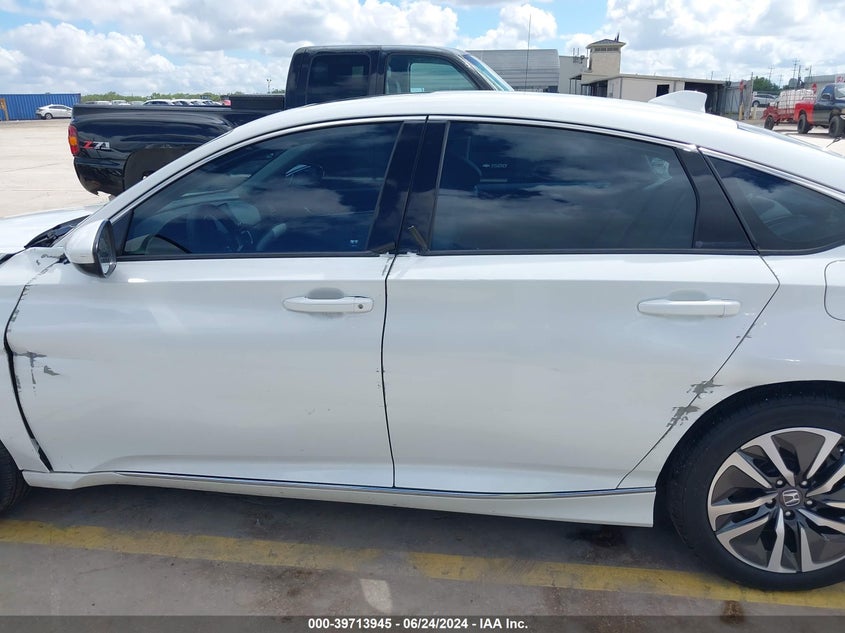 VIN 1HGCV3F4XJA008498 2018 HONDA ACCORD HYBRID EX