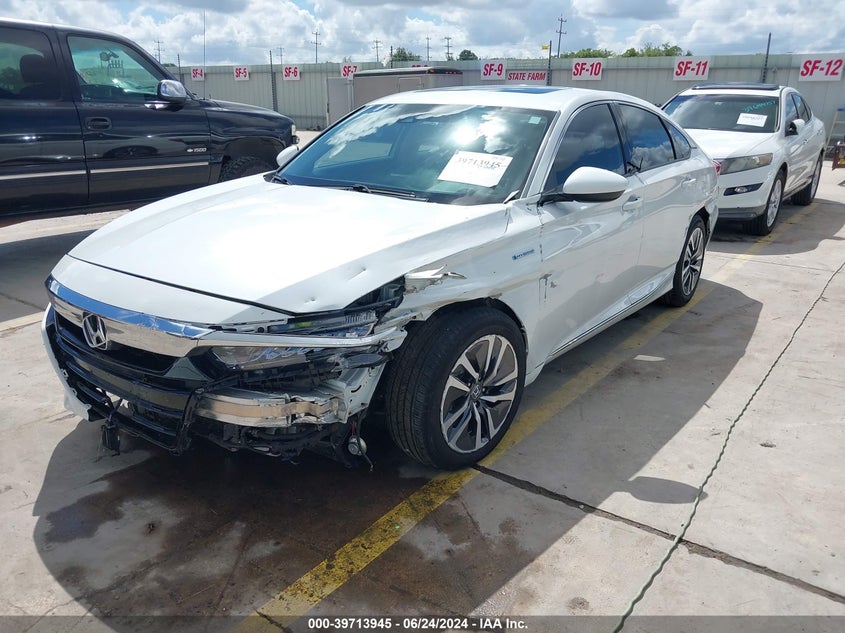 VIN 1HGCV3F4XJA008498 2018 HONDA ACCORD HYBRID EX