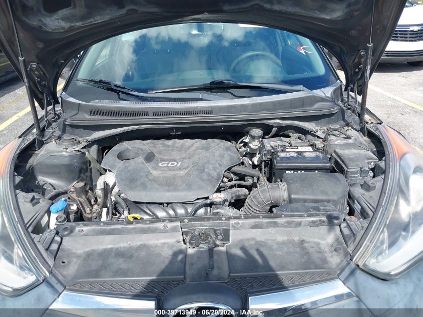 2014 Hyundai Veloster Base W/Gray VIN: KMHTC6AD7EU210633 Lot: 39713949