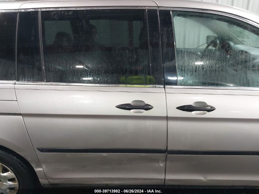 2009 Honda Odyssey Lx VIN: 5FNRL38259B053989 Lot: 39713982