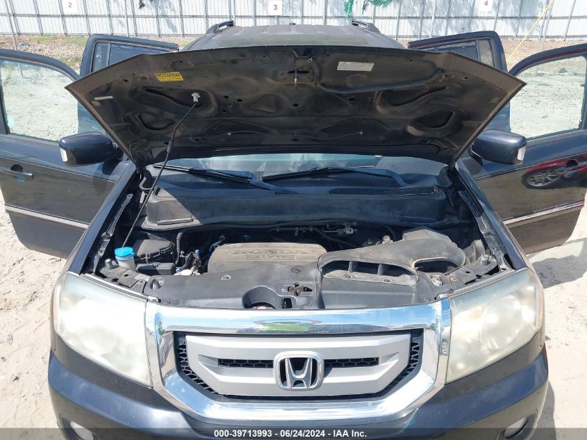 2011 Honda Pilot Touring VIN: 5FNYF4H98BB088375 Lot: 39713993