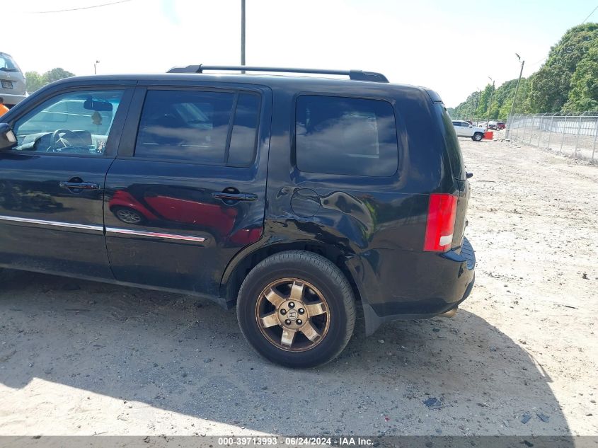 2011 Honda Pilot Touring VIN: 5FNYF4H98BB088375 Lot: 39713993