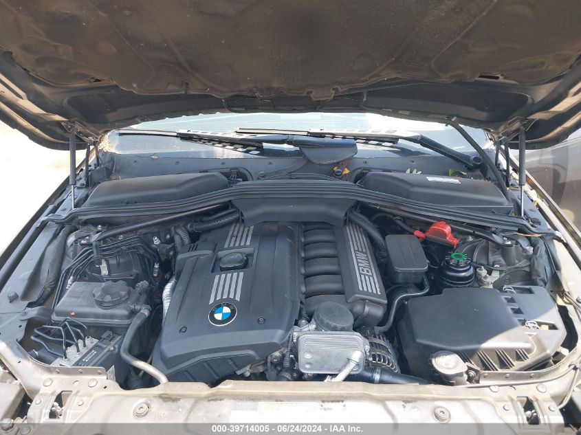 2008 BMW 528I VIN: WBANU53508CT16133 Lot: 39714005