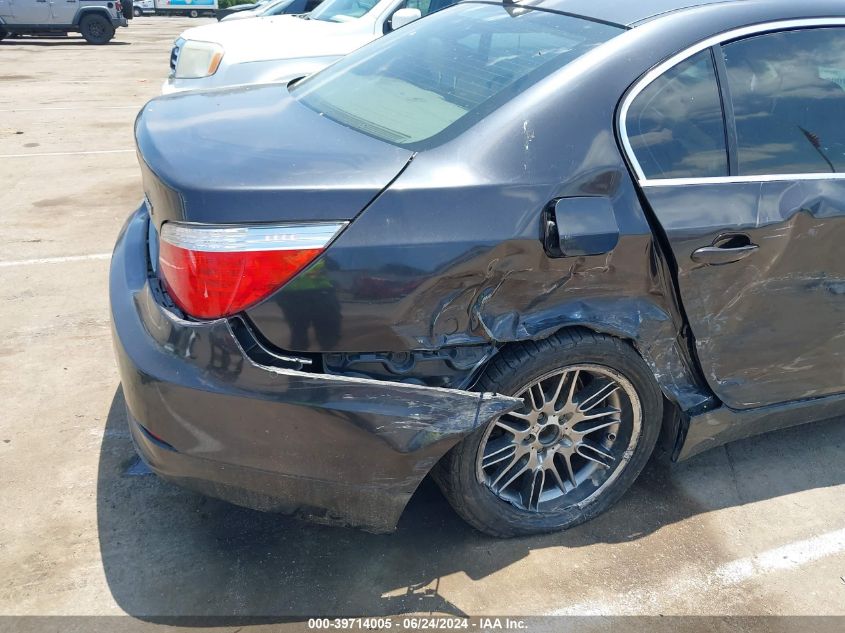 2008 BMW 528I VIN: WBANU53508CT16133 Lot: 39714005