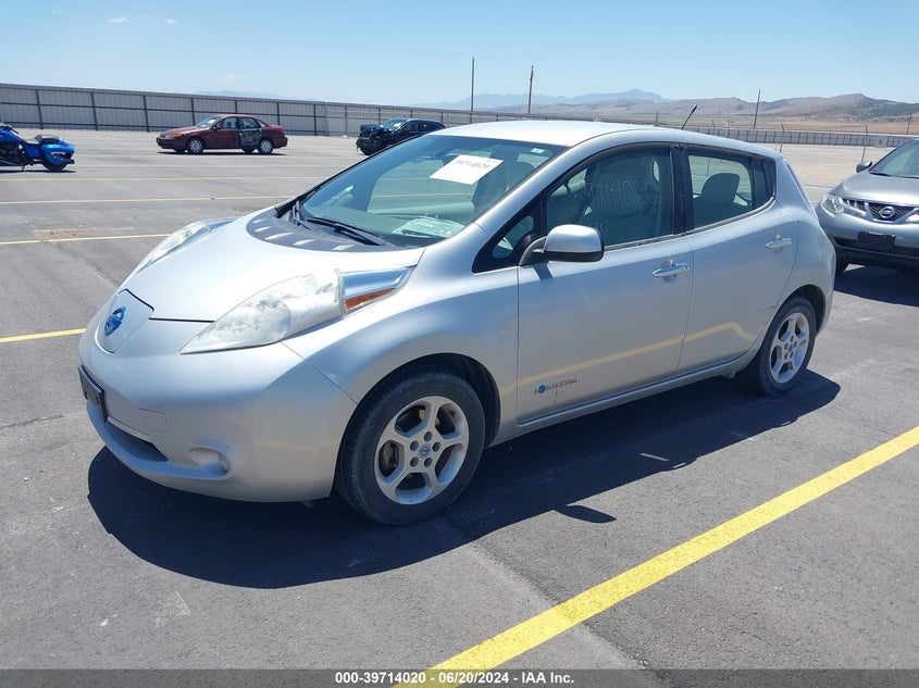2013 Nissan Leaf Sv VIN: 1N4AZ0CP0DC402792 Lot: 39714020