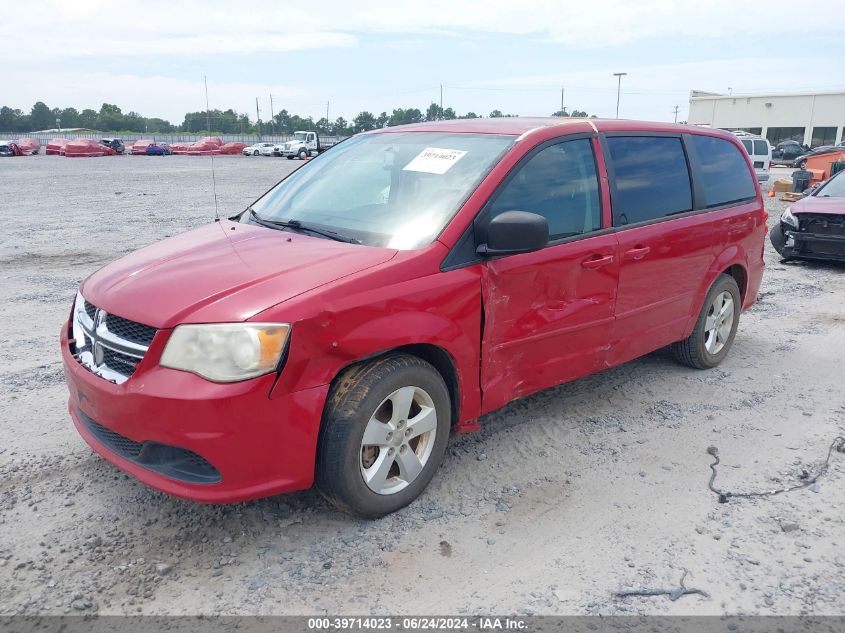 2013 Dodge Grand Caravan Se VIN: 2C4RDGBG6DR561622 Lot: 39714023