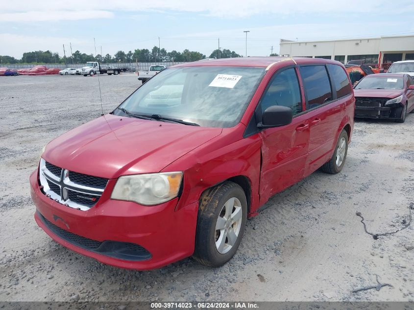 2013 Dodge Grand Caravan Se VIN: 2C4RDGBG6DR561622 Lot: 39714023