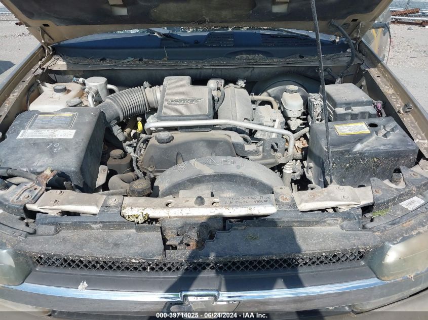 2005 Chevrolet Trailblazer Ls VIN: 1GNDT13S752189003 Lot: 39714025