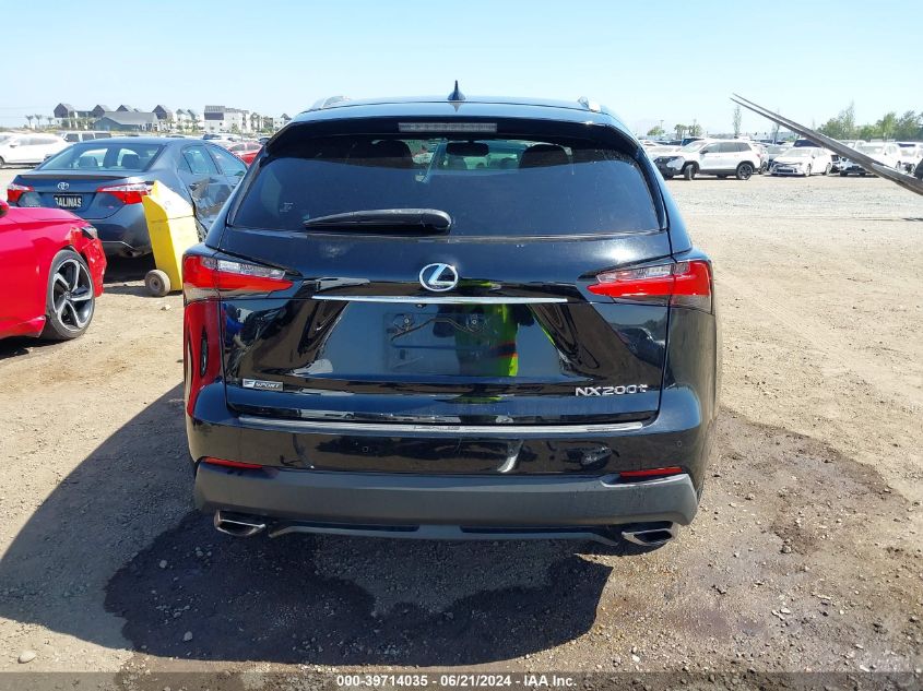 2017 Lexus Nx 200T F Sport VIN: JTJBARBZXH2141872 Lot: 39714035