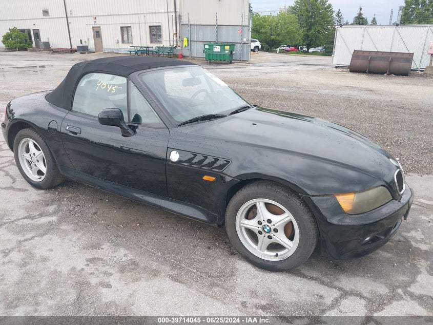 1997 BMW Z3 1.9L Roadster VIN: 4USCH7329VLB78889 Lot: 39714045