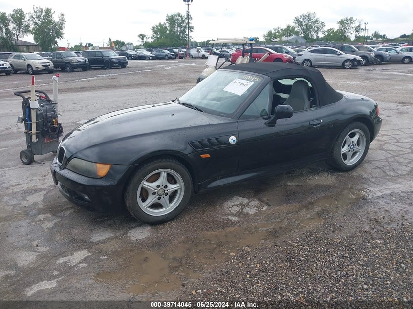 1997 BMW Z3 1.9L Roadster VIN: 4USCH7329VLB78889 Lot: 39714045