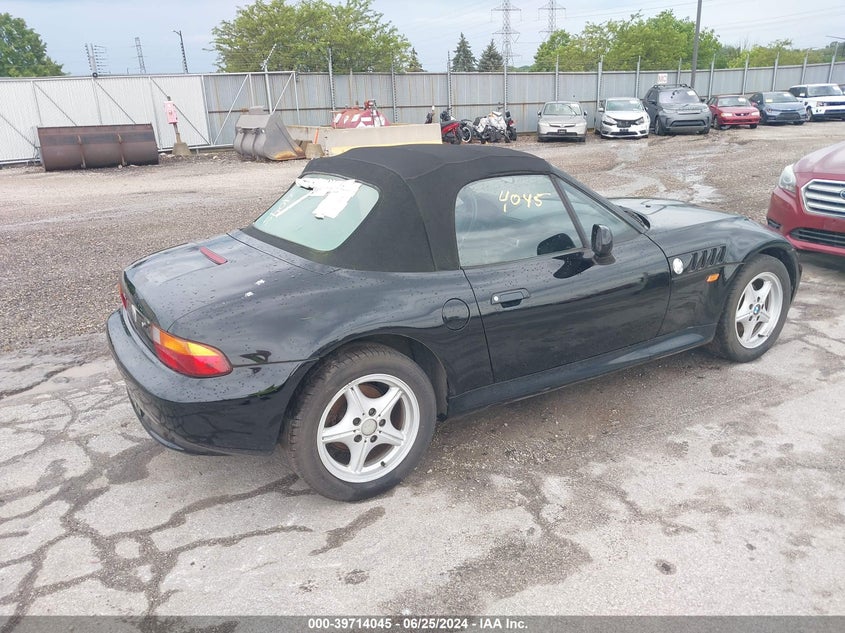 1997 BMW Z3 1.9L Roadster VIN: 4USCH7329VLB78889 Lot: 39714045