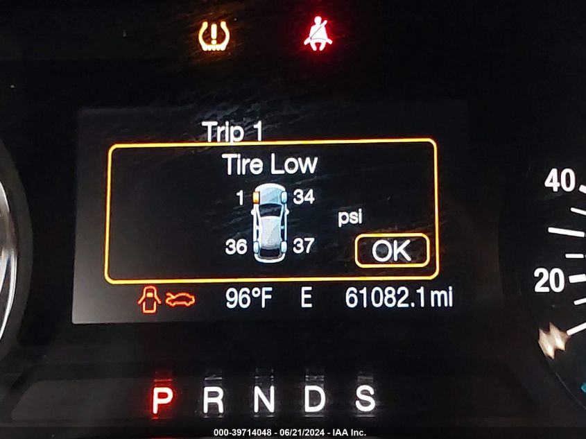 2016 Ford Edge Se VIN: 2FMPK3G90GBC00766 Lot: 39714048