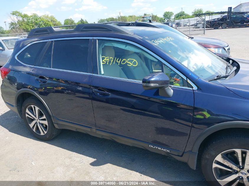 2018 Subaru Outback 2.5I Limited VIN: 4S4BSANC2J3208985 Lot: 39714050