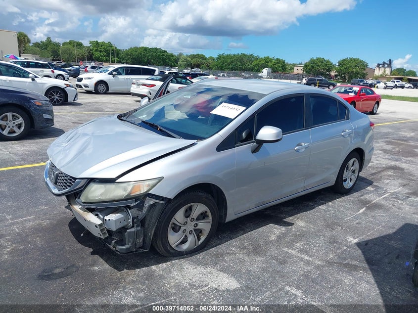 2013 HONDA CIVIC LX - 2HGFB2F5XDH588057