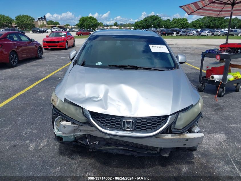 2013 Honda Civic Lx VIN: 2HGFB2F5XDH588057 Lot: 39714052