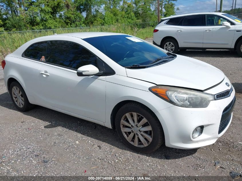 2014 Kia Forte Koup Ex VIN: KNAFX6A8XE5229841 Lot: 39714059