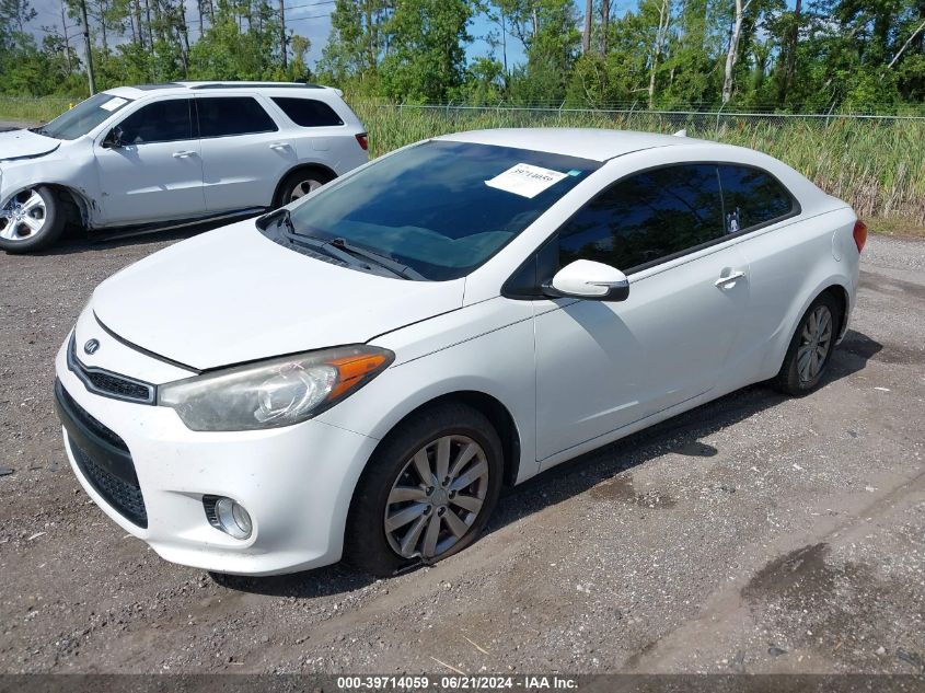 2014 Kia Forte Koup Ex VIN: KNAFX6A8XE5229841 Lot: 39714059