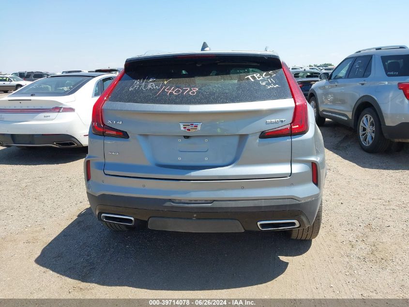 2024 Cadillac Xt4 Awd Premium Luxury VIN: 1GYFZDR44RF153806 Lot: 39714078