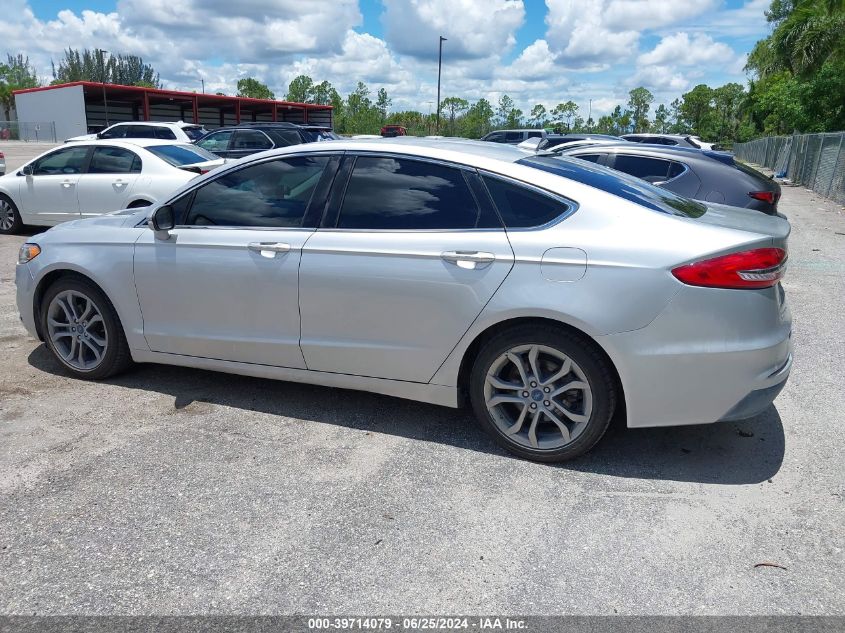 2019 Ford Fusion Sel VIN: 3FA6P0CD5KR252677 Lot: 39714079