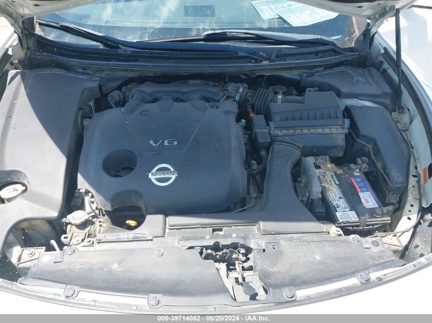 2011 Nissan Maxima 3.5 Sv VIN: 1N4AA5APXBC814139 Lot: 39714082