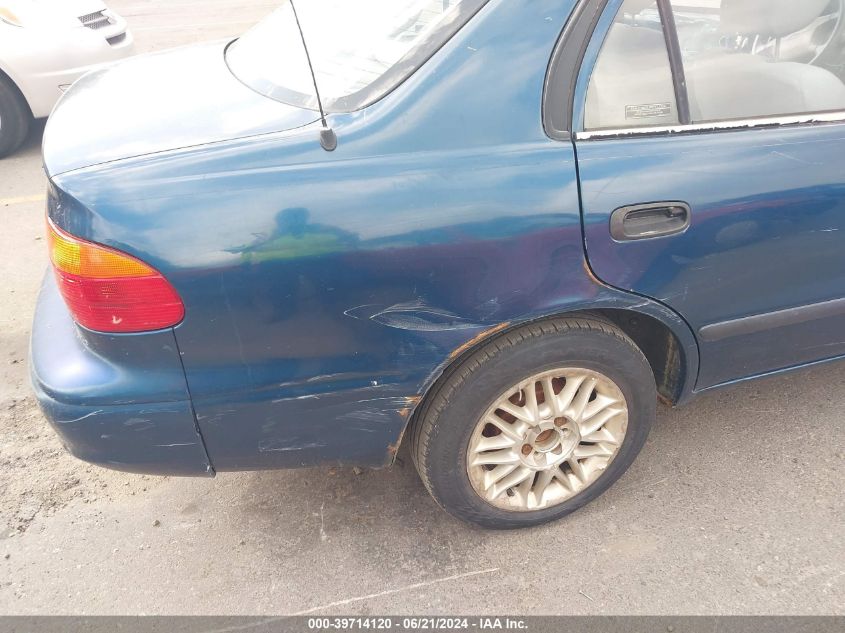 1999 Chevrolet Prizm VIN: 1Y1SK5286XZ446822 Lot: 39714120