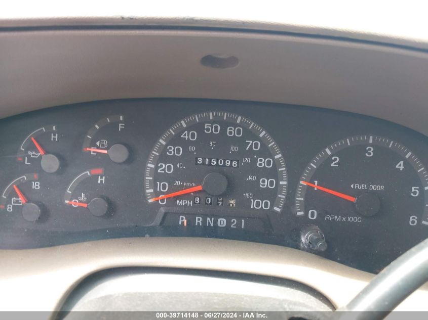 1997 Ford F150 VIN: 1FTEX17L9VNC43937 Lot: 39714148