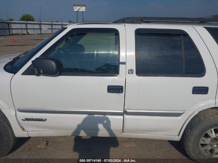 2000 GMC Jimmy Sle VIN: 1GKDT13W0Y2293885 Lot: 39714160