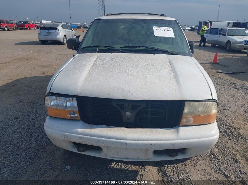 2000 GMC Jimmy Sle VIN: 1GKDT13W0Y2293885 Lot: 39714160