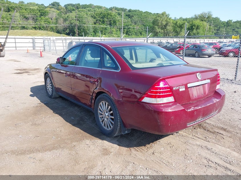 2005 Mercury Montego Premier VIN: 1MEFM421X5G605765 Lot: 39714179
