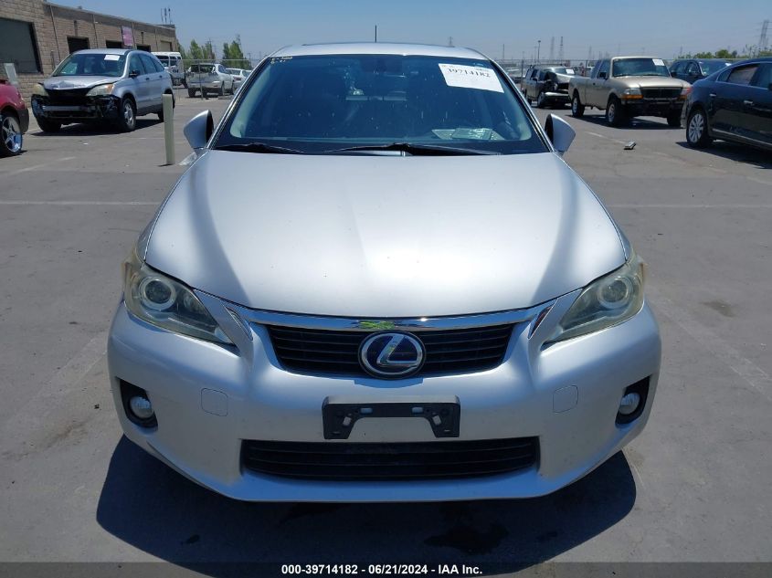 2012 Lexus Ct 200H Premium VIN: JTHKD5BH7C2101816 Lot: 39714182