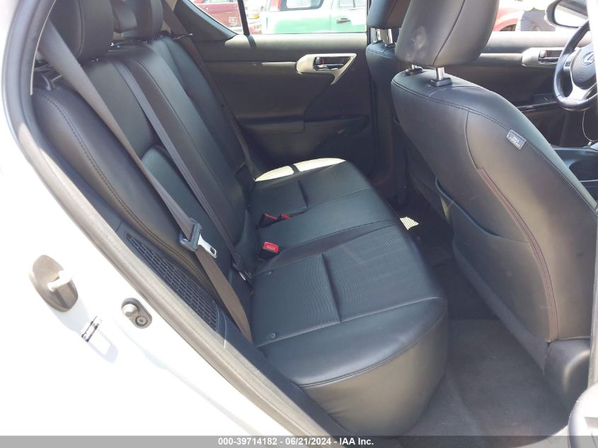 2012 Lexus Ct 200H Premium VIN: JTHKD5BH7C2101816 Lot: 39714182