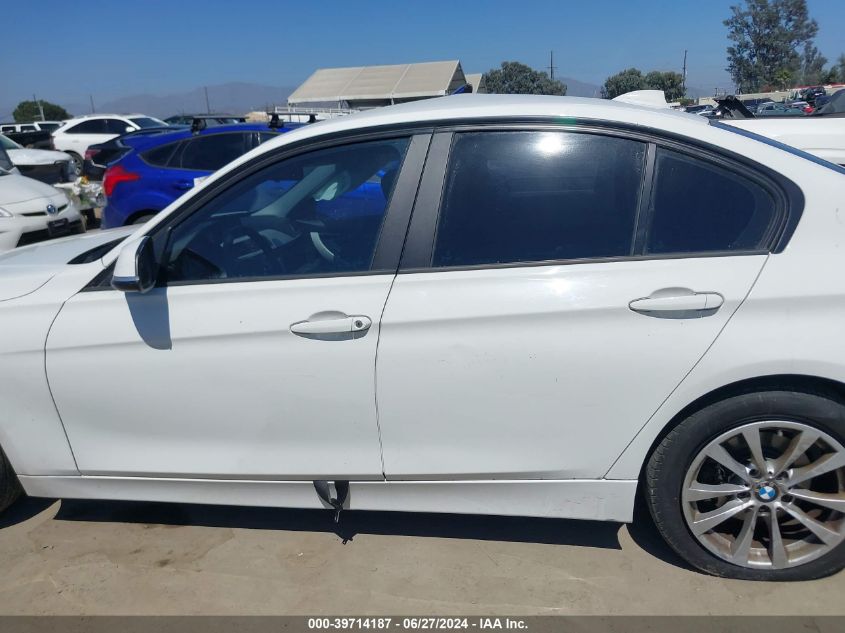 2016 BMW 320I VIN: WBA8A9C54GK618459 Lot: 39714187