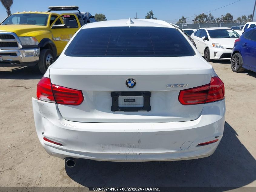2016 BMW 320I VIN: WBA8A9C54GK618459 Lot: 39714187