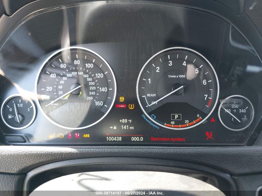 2016 BMW 320I VIN: WBA8A9C54GK618459 Lot: 39714187